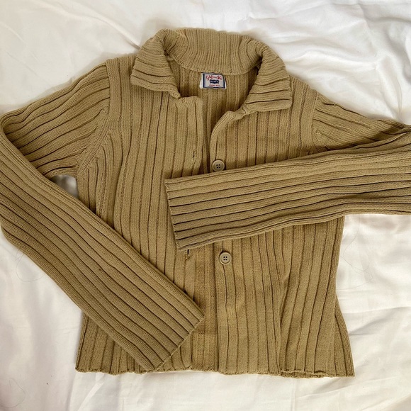 Y2K VINTAGE H&M Girls Casual Wear Rocky Brown Cardigan - Picture 1 of 3